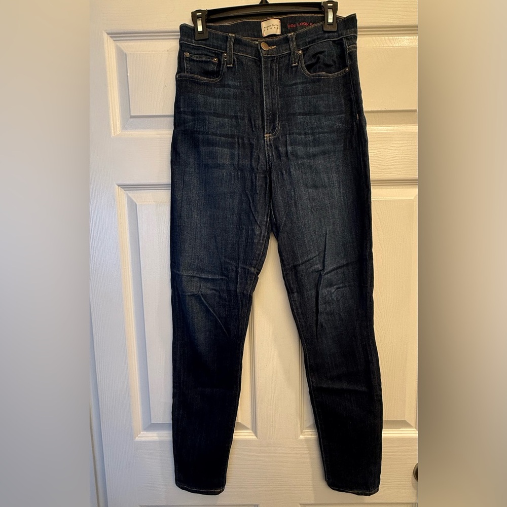 Alice + Olivia Deep Indigo Skinny Jeans